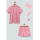 For You Sleepwear 2-pack Satin Polka Dot Pink Pajamas Shorts Set