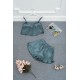 For You Fashion Women's Frilly Satin Athlete Shorts Set