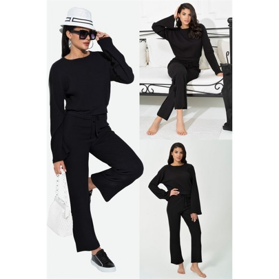 For You In&Out 2-Piece Corded Inside And Outside Black Set