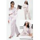 For You In&Out 5 Pieces Indoor&Outdoor Arm Tie Detailed Gray Pajamas Set