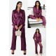 For You In&Out 2 Pieces Purple Pajamas Set, Both Inside and Out