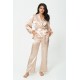 For You In&Out 2-Piece Stone Pajamas Set, Both Inside and Outside