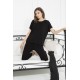 For You Loungewear Crew Neck Black Suit