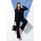 For You In&Out 2-Piece Pleated Black Shirt and Pants Set