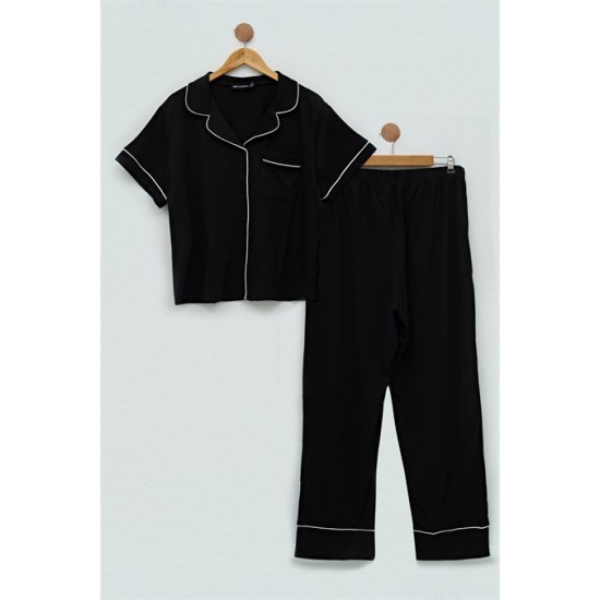 For You Sleepwear 2 Pack Combed Cotton White Pijama Pants Set