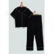 For You Sleepwear 2 Pack Combed Cotton White Pijama Pants Set