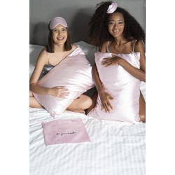 For You Moda Set of 5 Pink Pillowcases with Sleeping Glasses