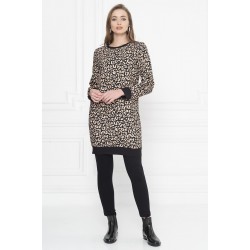 For You Fashion Women's Leopard Patterned Sweatshirt